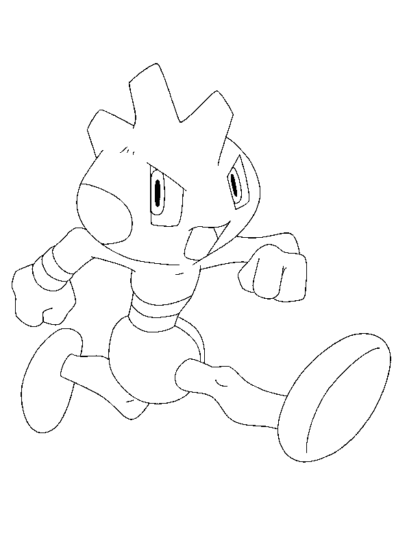 Plansa de colorat cu Pokemon 30 24